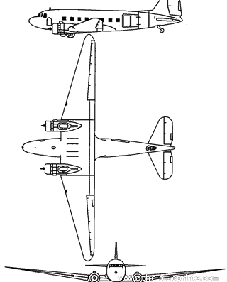 Douglas AC-47D Spooky [Puff the Magic Dragon] - drawings, dimensions, figures